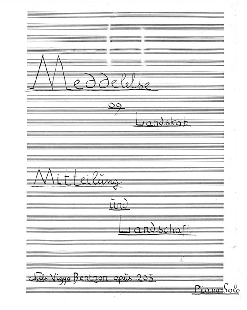 12 Meddelelse og Landskab Op. 205